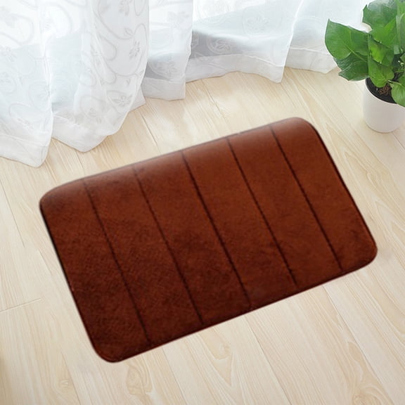 MERILER Sponge Memory Foam Bathroom Floor Mat - Quick Dry, Non-Slip, Washable, and Ultra Absorbent for Toilets and Entry Doorways