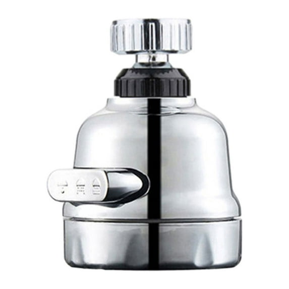 MERILER Stainless Steel Kitchen Faucet Extender - Water-Saving, Multi-Angle, and Easy-to-Install with 3 Spray Options