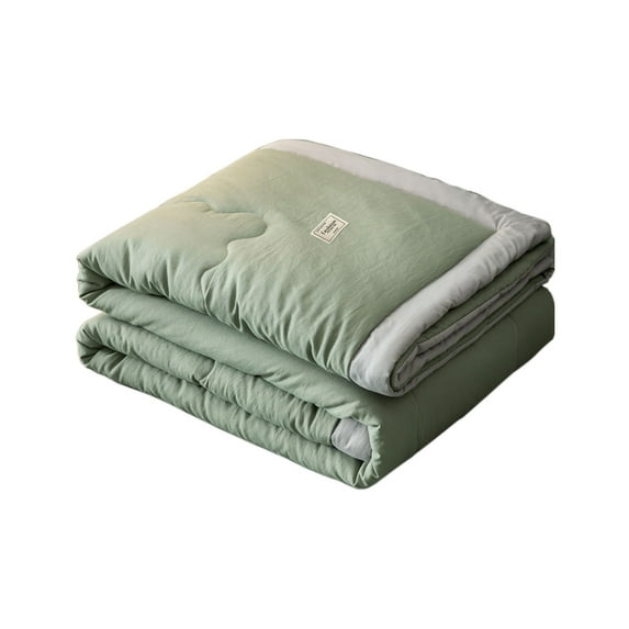 MERILER Summer Quilt - Washed Cotton with Aloe Vera, High Heat Capacity for Cool Sleep, Machine Washable, Ideal for All Seasons and as a Thoughtful Gift