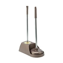 MERILER Toilet Brush With Hard Bristles - Bathroom Cleaning Brush Set, Modern Compact Cleaner (1x Toilet Bowl Brush)