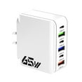 thumbnail image 1 of MERILER US Standard 65W Multi-Port Fast Charging Charger - 6-in-1 USB Fast Charging Head Compatible with Multiple Devices for Quick and Efficient Charging Solution, 1 of 6