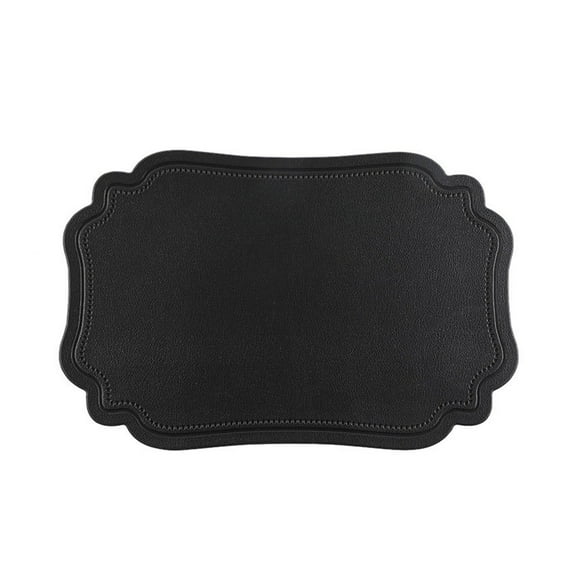 MERILER Vintage PVC Placemats with Scandinavian Design - Heat Insulation, Oil-proof Table Mats for Elegant Dining Experience