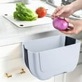 thumbnail image 1 of MERILER Wall-Mounted Kitchen Waste Bin for Cabinet Door - Foldable Hanging Trash Bin, Plastic, Space-Saving Easy-Install for Kitchen Sorting & Recycling, 1 of 6