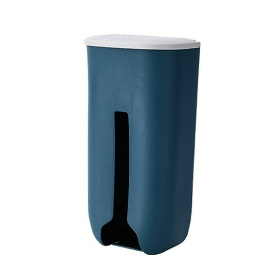 MERILER Wall-Mounted Plastic Bag Storage Box for Kitchen and Bathroom, Easy Installation, Reusable for Waste Bags Organization (Thick Plastic)