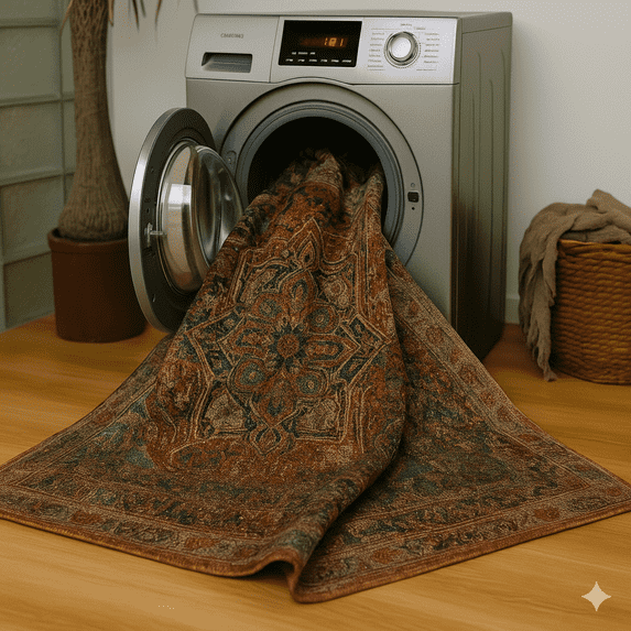 MERILKMC Modern Area Rugs, 6'x9', Machine Washable Non-Slip
