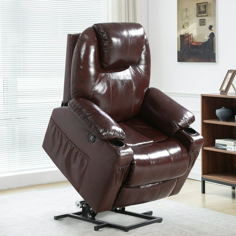 Leather recliners at walmart deals