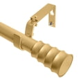 thumbnail image 1 of MERIVILLE 1-Inch Diameter Oakley Single Window Treatment Curtain Rod, 48-Inch to 84-Inch, Royal Gold, 1 of 8
