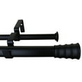 thumbnail image 1 of MERIVILLE 1-Inch Diameter Oakley Telescoping Double Window Treatment Curtain Rod, 28-Inch to 48-Inch, Black, 1 of 1
