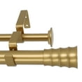 thumbnail image 1 of MERIVILLE 1-Inch Diameter Oakley Telescoping Double Window Treatment Curtain Rod, 28-Inch to 48-Inch, Royal Gold, 1 of 2