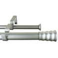 thumbnail image 1 of MERIVILLE 1-Inch Diameter Oakley Telescoping Double Window Treatment Curtain Rod, 84-Inch to 120-Inch, Pewter, 1 of 1
