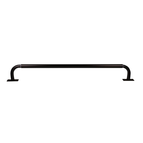MERIVILLE 1" Wraparound Curtain Rod Set, Adjustable 28–48 Inches, Blackout Design, Oil-Rubbed Bronze