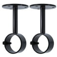 thumbnail image 1 of MERIVILLE Ceiling-Mounted or Wall-Mounted Curtain Rod Brackets, for up to 1 ¼” Diameter Drapery Rods, 2 PCs, Oil-Rubbed Bronze, 1 of 3