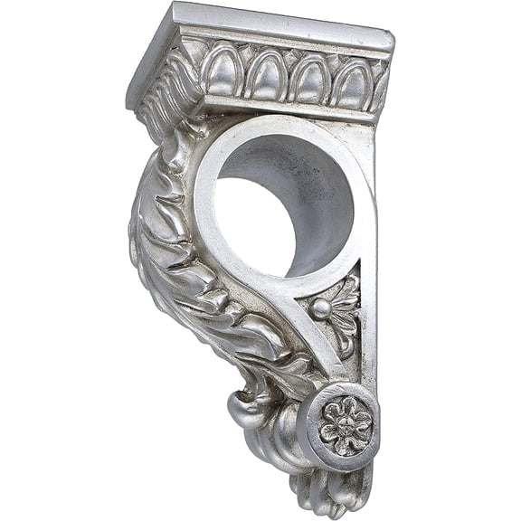 MERIVILLE Chatecu Drapery Sconce, Corbel Bracket, Drapery Scarf Swags, Wall Décor, Pewter, 1Pcs