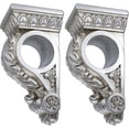 thumbnail image 1 of MERIVILLE Chatecu Drapery Sconce, Corbel Bracket, Drapery Scarf Swags, Wall Décor, Pewter, 2Pcs, 1 of 5