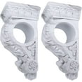 thumbnail image 1 of MERIVILLE Chatecu Drapery Sconce, Corbel Bracket, Drapery Scarf Swags, Wall Décor, White Marble, 2Pcs, 1 of 5