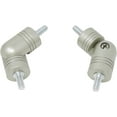 thumbnail image 1 of MERIVILLE Hinged Elbow Connector - Designed for Bay Window Curtain Rods or Corner Drapery Rods up to 1-inch Diameter, 2 Pcs (Pewter), 1 of 2