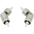 thumbnail image 1 of MERIVILLE Hinged Elbow Connector - Designed for Bay Window Curtain Rods or Corner Drapery Rods up to 1-inch Diameter, 2 Pcs (Satin Nickel), 1 of 2