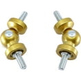 thumbnail image 1 of MERIVILLE Hinged Elbow Connector - Designed for Bay Window Curtain Rods or Corner Drapery Rods up to 5/8" Diameter, Royal Gold Finish, 2 Pcs, 1 of 3