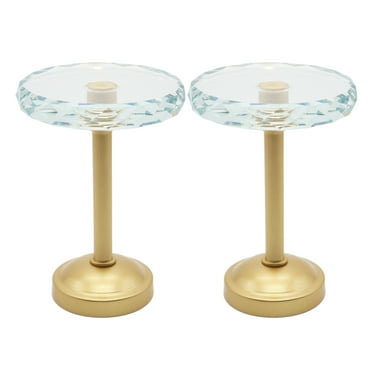 MERIVILLE Set of 2 Fleur Crystal Window Drapery Medallion Holdbacks, Curtain Tiebacks, Wall Hook, Tassel Holder, Gold