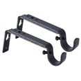 thumbnail image 1 of MERIVILLE Set of 2 Oil-Rubbed Bronze Curtain Drapery Rod Bracket for 3/4" Rod, Adjustable, 1 of 4