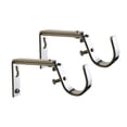 thumbnail image 1 of MERIVILLE Set of 2 Satin Nickel Curtain Drapery Rod Bracket for 1-Inch Rod, Adjustable, 1 of 5