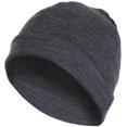 thumbnail image 1 of MERIWOOL Merino Wool Unisex Cuff Beanie Hat - Charcoal Gray, 1 of 7
