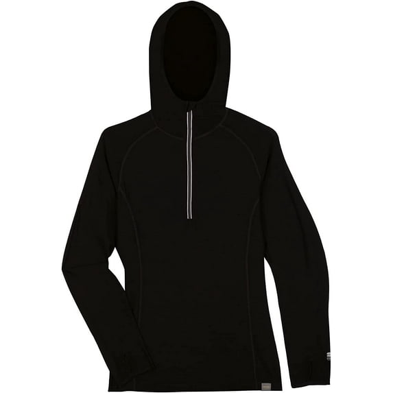 MERIWOOL Women’s Base Layer Hoodie Lightweight Merino Wool Long Sleeve Thermal