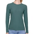 thumbnail image 1 of MERIWOOL Women's Base Layer Long Sleeve Henley - Lightweight Merino Wool Thermal, 1 of 5