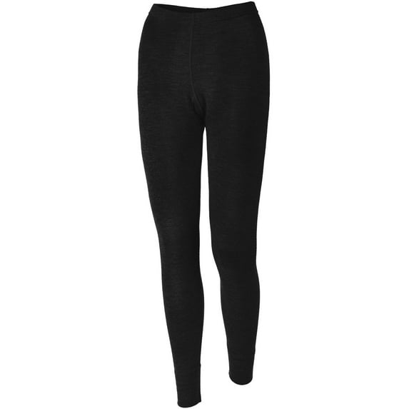MERIWOOL Women's Merino Wool Midweight Baselayer Bottom - Black - X-Large