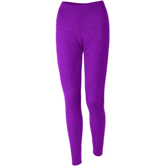 MERIWOOL Women's Merino Wool Midweight Baselayer Bottom - Purple - Small