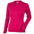 thumbnail image 1 of MERIWOOL Women's Merino Wool Midweight Baselayer Crew - Berry - S, 1 of 7