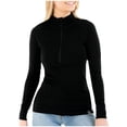 thumbnail image 1 of MERIWOOL Women’s Merino Wool Midweight Half Zip Top - Choose Your Size & Color, 1 of 9