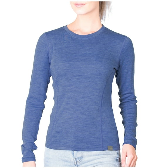 MERIWOOL Womens Base Layer 100% Merino Wool Midweight Long Sleeve Thermal Shirt