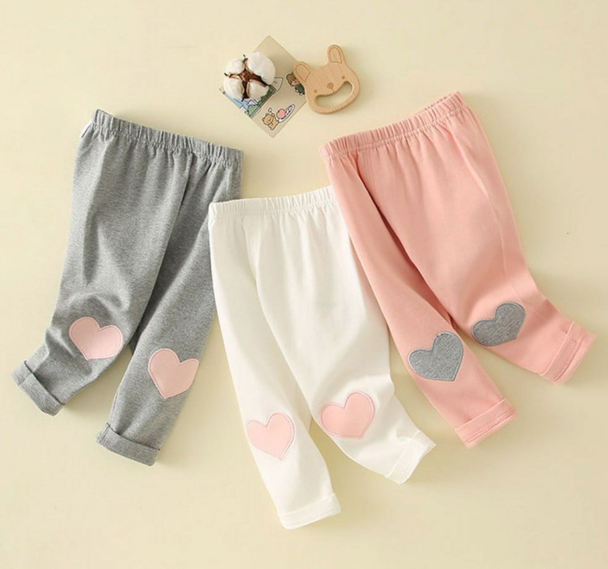 MERKMAK Pants Baby and Toddler Unisex Cotton Trousers Pants Cute Baby