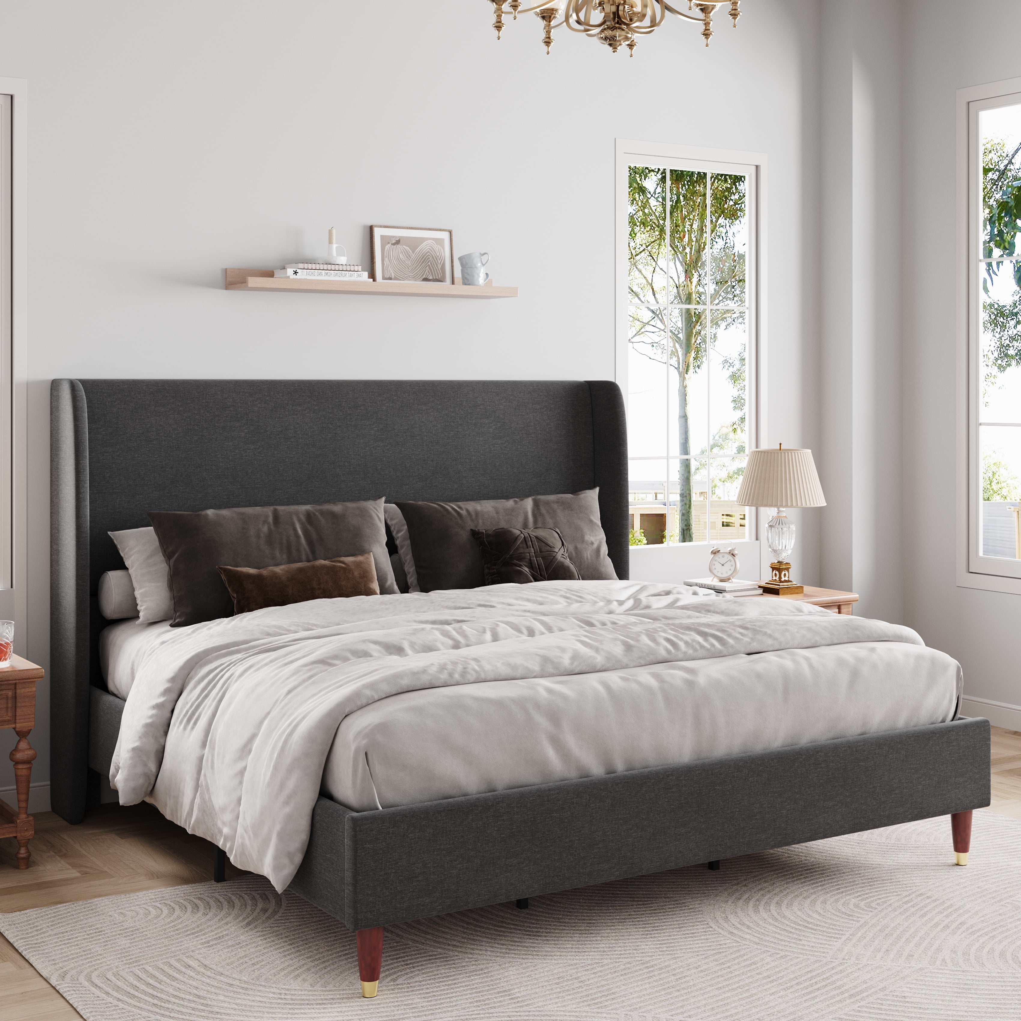 PaPaJet High Headboard King Bed 51.2 PaPaJet High Headboard King Bed 51.2