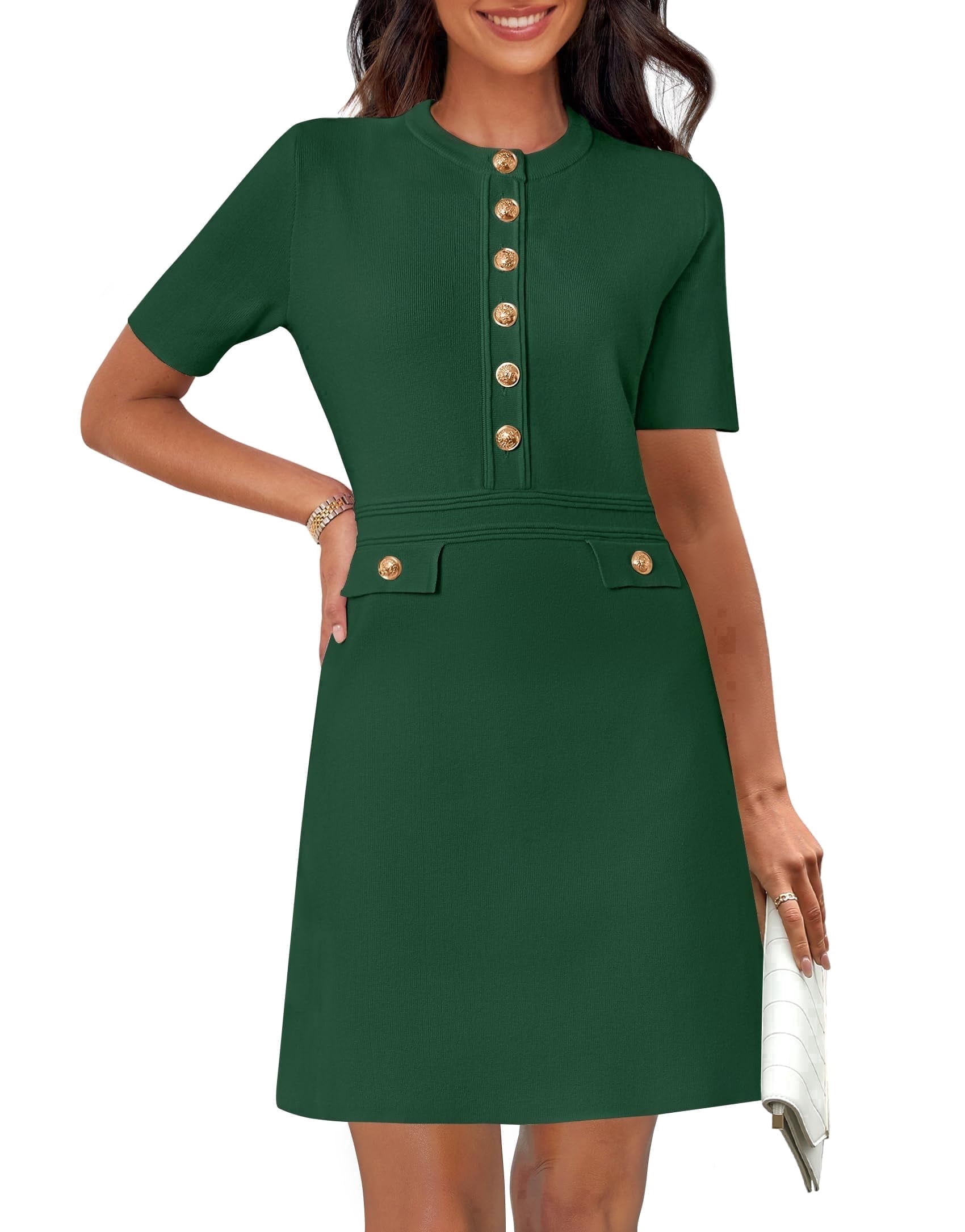 green tight dress Zapakasa Women Sparkly Dark Green Corset Short Ruched Homecoming Dress with  Beading Tight Spaghetti Straps Lace Up Back Satin Cocktail Dress main image 1
