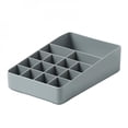 thumbnail image 1 of MEROTABLE Cosmetic Storage Box Compartmental Jewelry Storage Racks Desktop Dispenser Organizer Home Container Accessories, 1 of 5