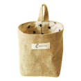 thumbnail image 1 of MEROTABLE Cotton Linen Storage Bag Desktop Sundries Container Pen Holder Hanging Bag Dormitory Home Office Storage Organizer, 1 of 6