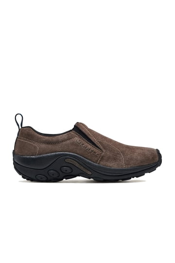Merrell‎ Cedar Mens Casual Slip On Shoes Size 9.5 Brown Leather Walking Loafers Merrell Mens Brown Leather Slip On Loafers Casual Shoes | eBay main image 3