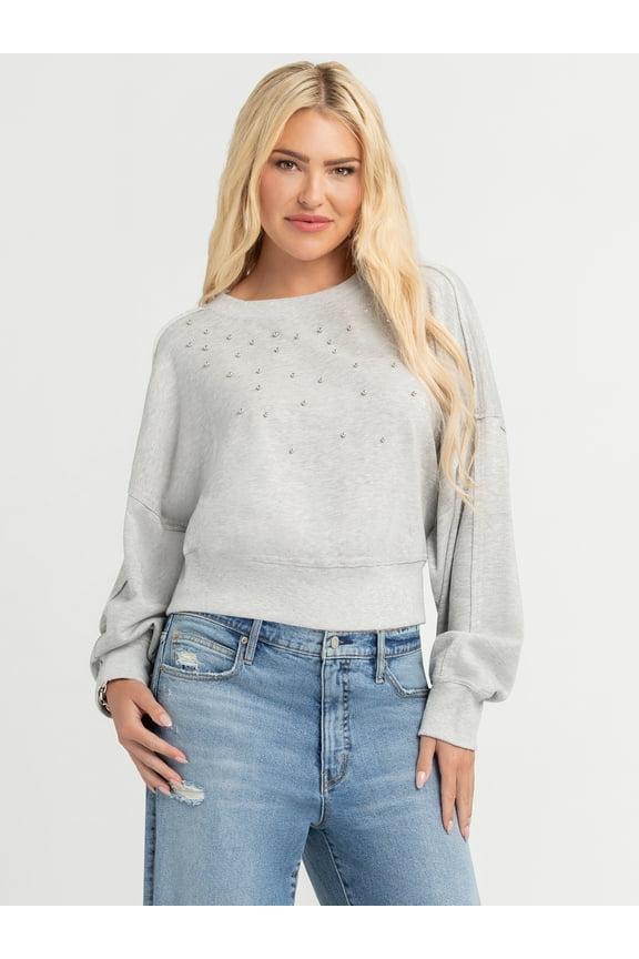 Women's Merril Crewneck Top, Sizes XS-XL