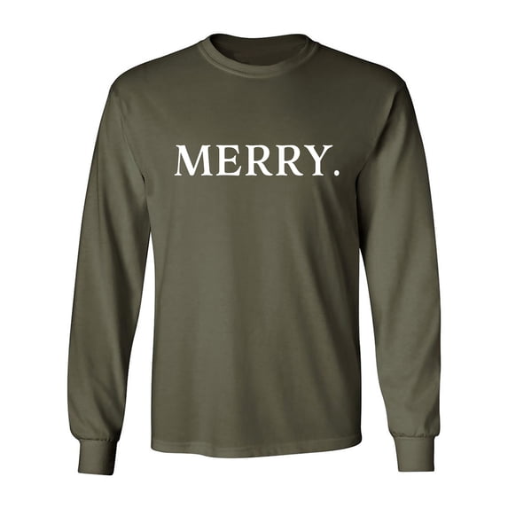 MERRY Adult Long Sleeve T-shirt