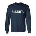 thumbnail image 1 of MERRY Adult Long Sleeve T-shirt, 1 of 3