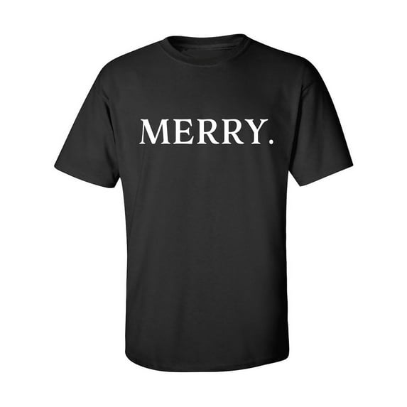 MERRY Adult Short Sleeve T-shirt