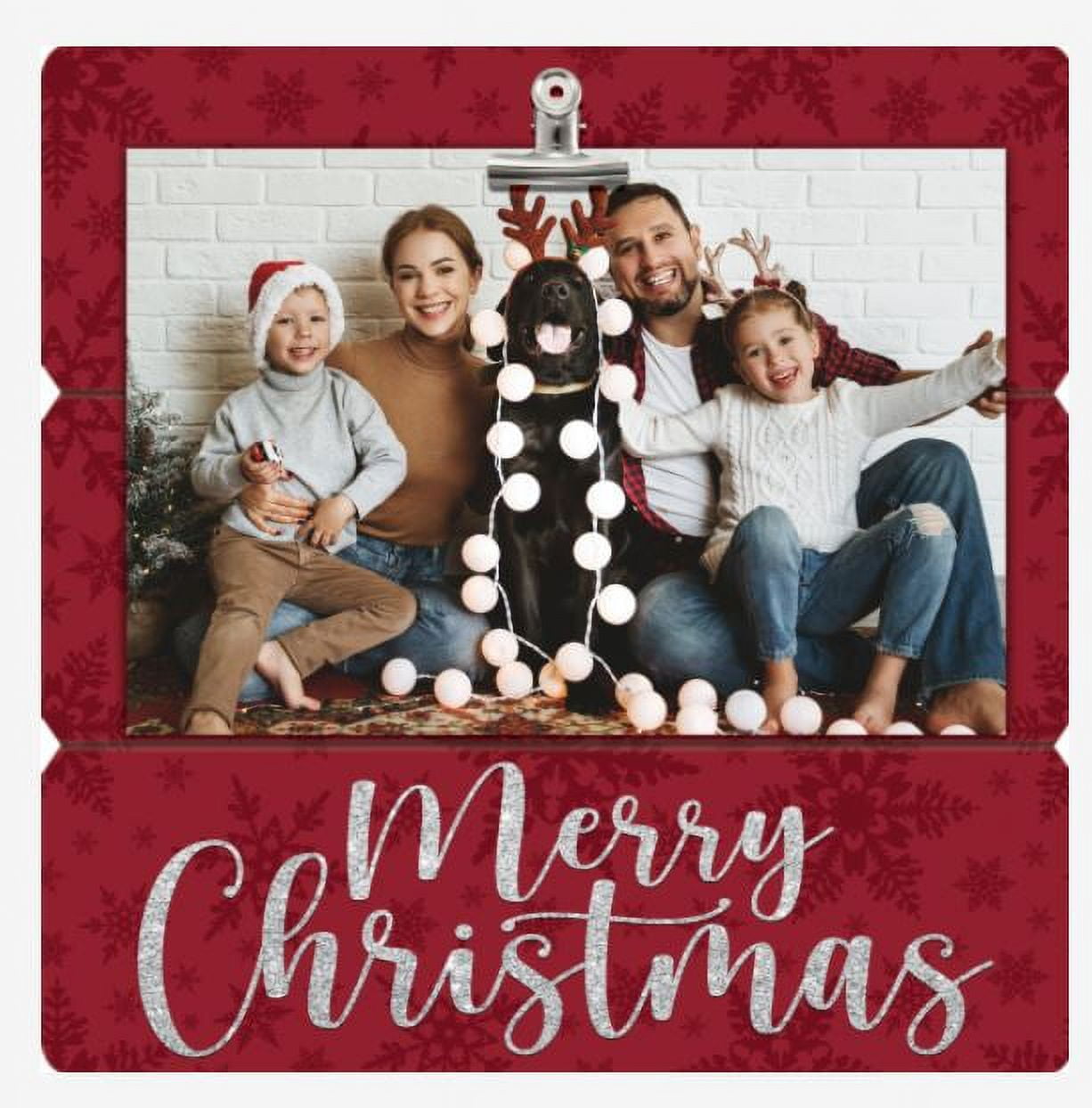 MERRY CHRISTMAS CLIP FRAME