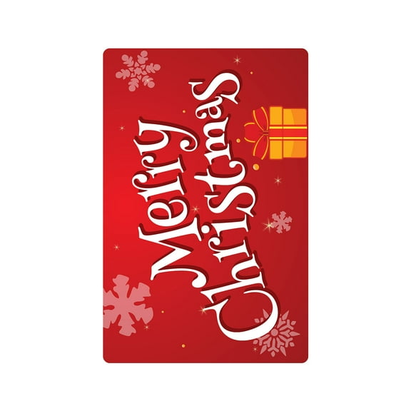 MERRY CHRISTMAS Decal christmas holiday season greeting | Indoor/Outdoor | 9" Tall