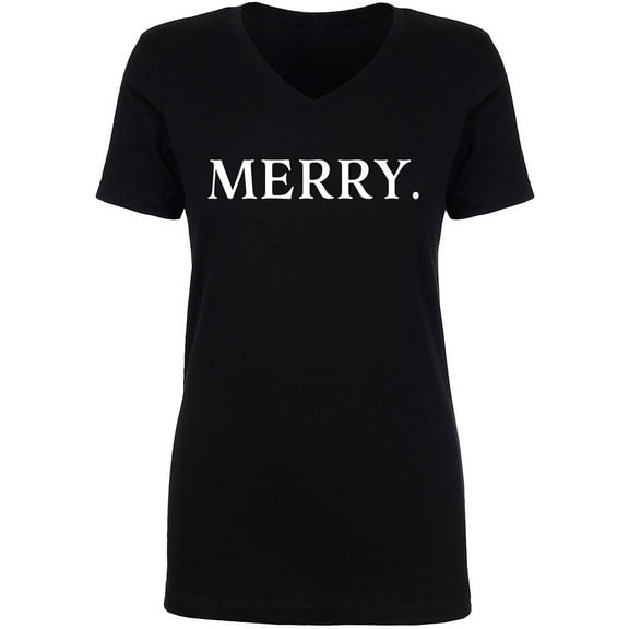 MERRY Womens V-Neck T-Shirt