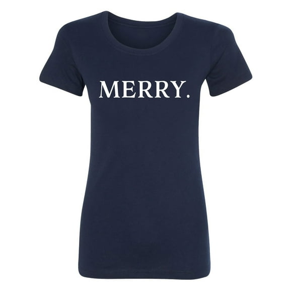 MERRY Womens crewneck tee