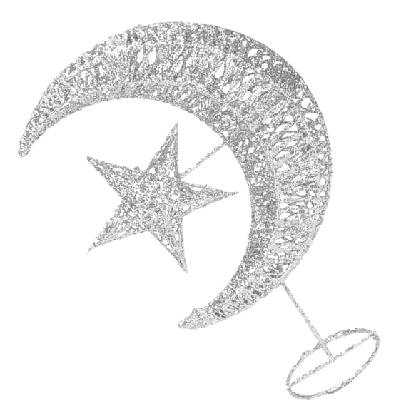 MERRYHAPY Fashionable Iron Christmas Star Treetop, Stable Base Design for Holiday Decor 1Pc