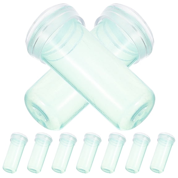 MERRYHAPY Light Green Plastic Orchid Tubes for Hydration and Preservation, Florist Supplies for Healthy Flower Care