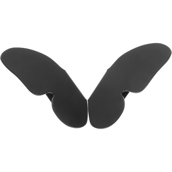 MERRYHAPPY Butterfly Cabinet Knobs Aluminum Alloy Black Decorative Hardware for Home Kitchen Bathroom 1 Pair